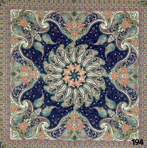 مربع های فلامنت(تراکم 180)یاس سورمه ای