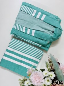 حوله تن پوش نخی یزدی L سبز