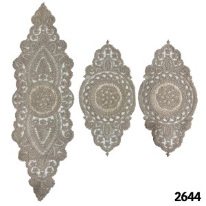 3 تیکه حریر ورساچه نسکافه ایی کرم