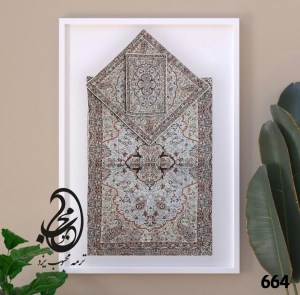 سجاده جانماز ترمه(تراکم80)شاه عباسی کرم